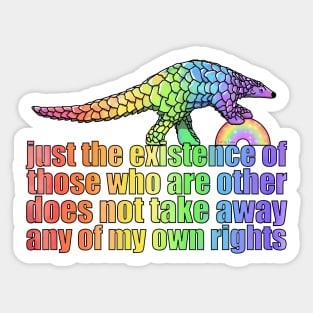The Existence of Others Sticker
